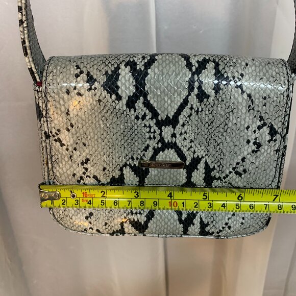 Nine West Grey and Black Faux Snake Skin Purse - Picture 10 of 10